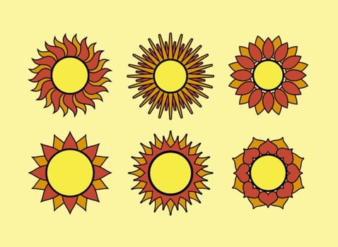 Geometric Sun Vectors 