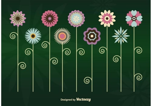 Minimal Vector Flowers