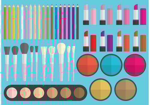Makeup Vector Elements