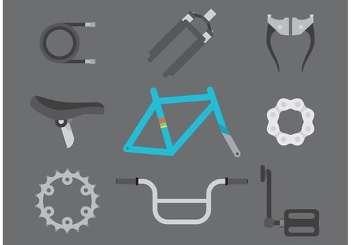 Vector Bike Pieces