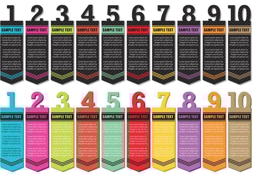 Text Box Bookmarks vector