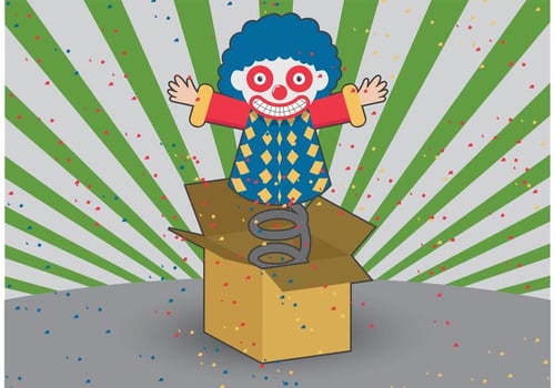 Sunburst Jack in The Box Vector 