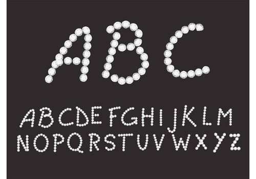Vector Diamond Font 