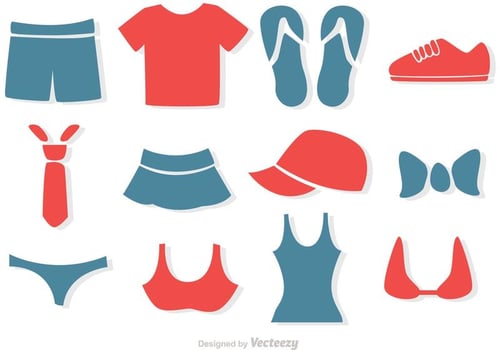 Simple Clothes Vectors Pack