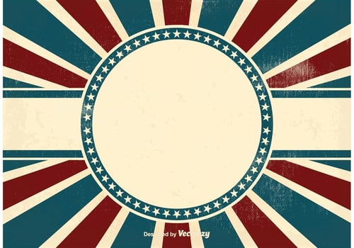 Vintage Patriotic Background vector