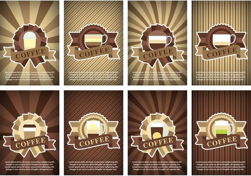 Coffee Poster Vectors 