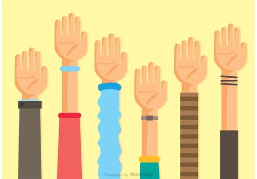 Collection Of Hands Vectors