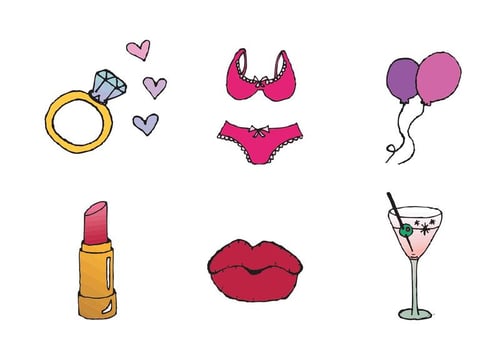 Free Bacheloretty Party Vector Series