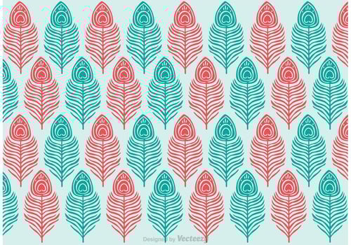 Peacock Pattern Vector