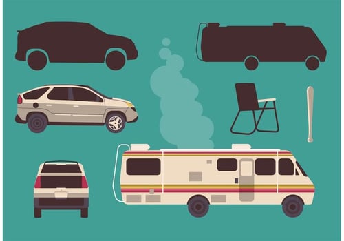 Breaking Bad Vehicle Vector Set