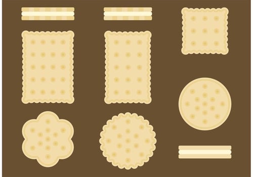 High Tea Cookies Vectors 