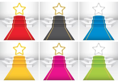 Carpet Roll VIP Icon Vectors 