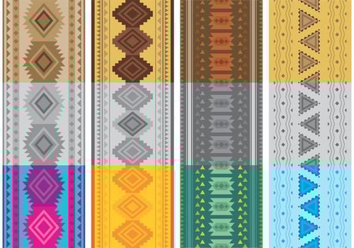 Native American Patterns Vectors