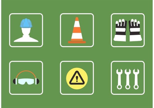 Orange Cone Vectors 