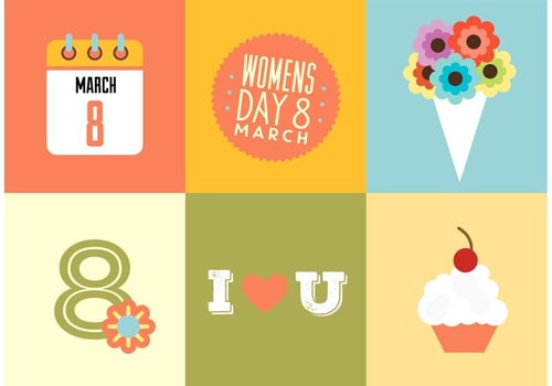 Women's day vector
