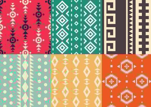 Native American Patterns Vectors