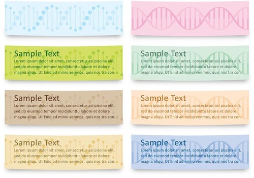 Double Helix Banner Vectors