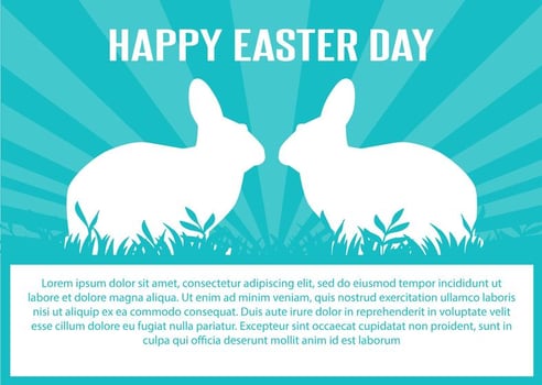 Cute Easter Vector Illustration