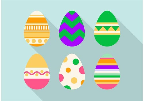 Easter Egg Vector Design Set