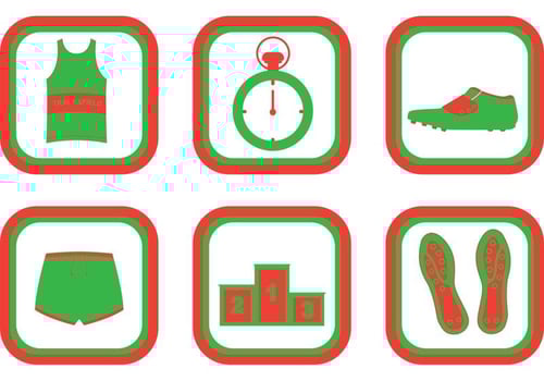 Track  Field Vector Icons