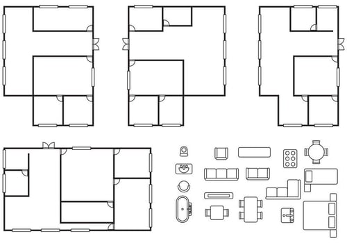 Architecture Plan Vectors