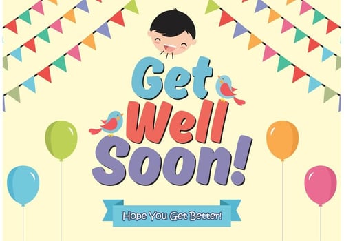 Get Well Soon Cards Vector Free