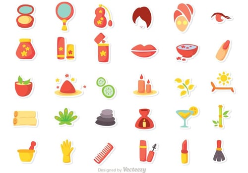 Beauty Treatment Vectors Pack
