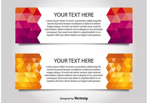 Modern Style Web Banner Templates vector