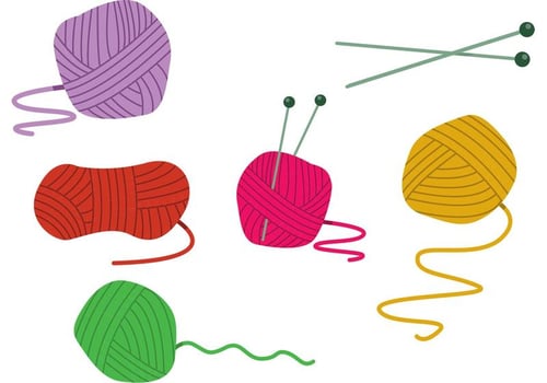 Cartoon Ball Of Yarn Vectors