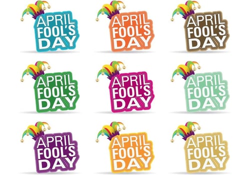 April Fools Badge Vectors 