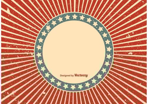 Grunge Sunburst Background vector