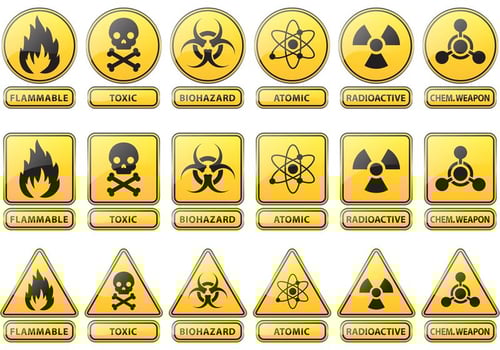 Prevention And Caution Vector Signs