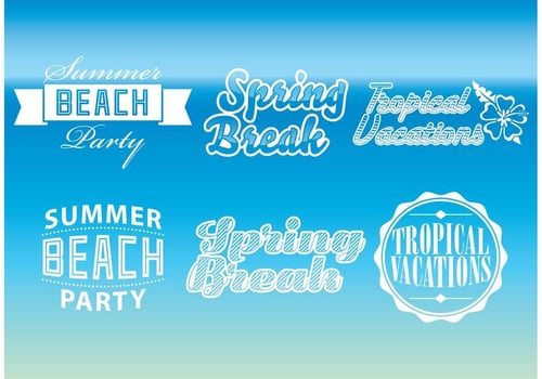 Vacation Vector Logos