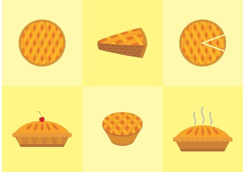 Apple Pie Vector 