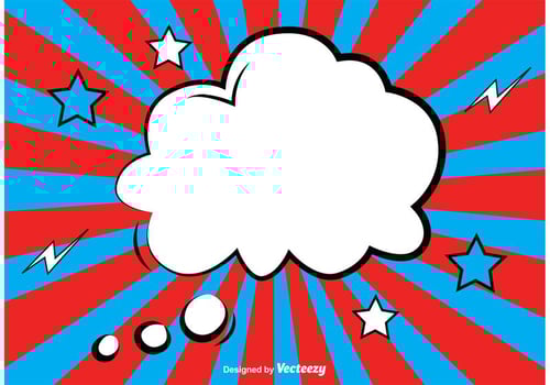 Comic Style Background Illustration vector