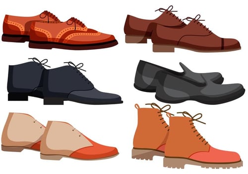 Mens Shoes Vectors