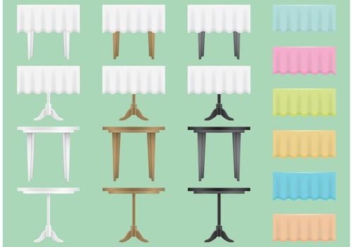 Banquet Table Vectors