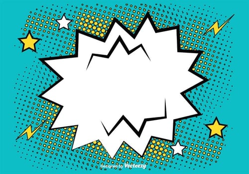 Comic Style Background Illustration vector