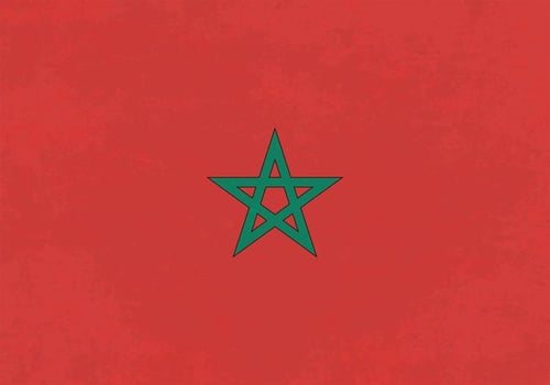 Free Vector Background Of Grunge Morocco Flag