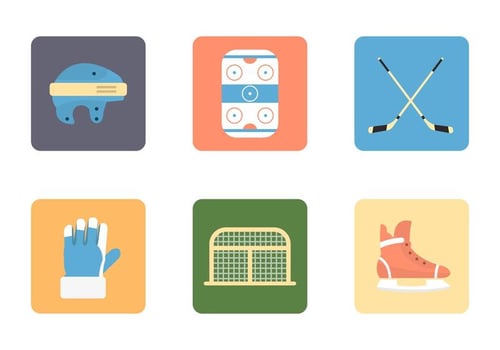 Hockey Vector Elements