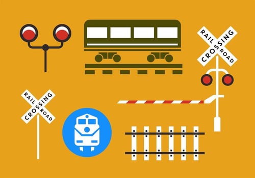 Railroad Vector Elements