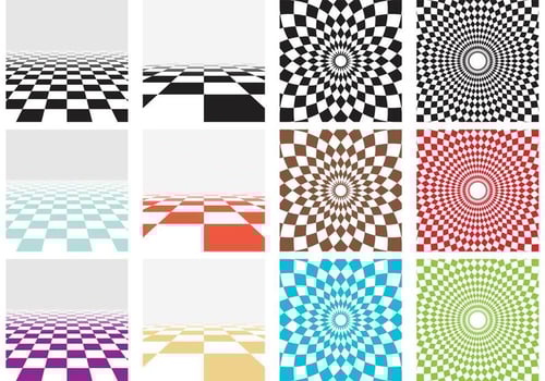 Vector Checker Board Patterns