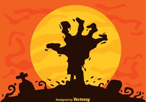 Zombie Hand Vector 