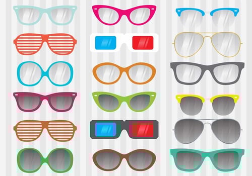 Vintage Sunglasses Vectors 