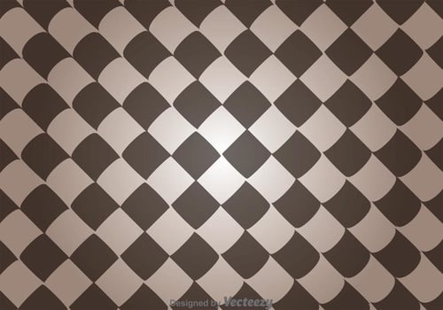 Distorted Square Abstract Pattern Vector 