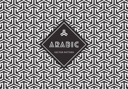 Arabic Seamless Vector Pattern