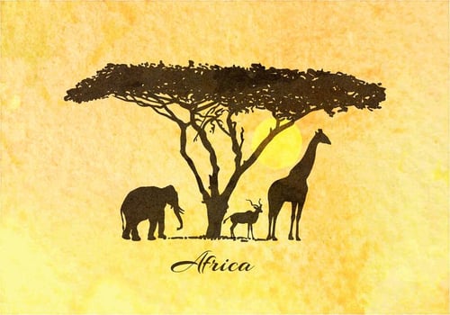 Free Africa Vector Background