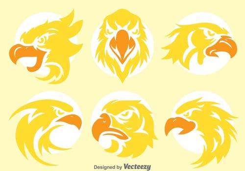 Golden Eagle Head Vectors 