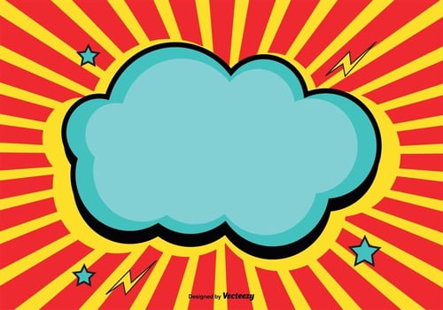 Comic Style Background Illustration vector
