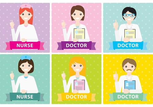 Medical Staff Vectors 
